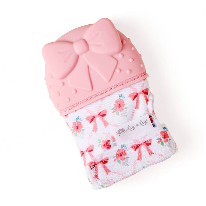 *NEW OPTIONS* Itzy Mitt™ Silicone Teething Mitts: Bow