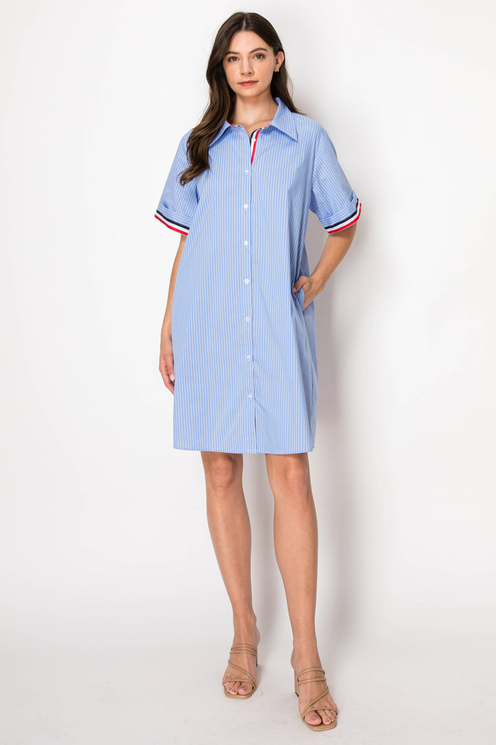 Jordan Stripe Dress With Contrast Stripe