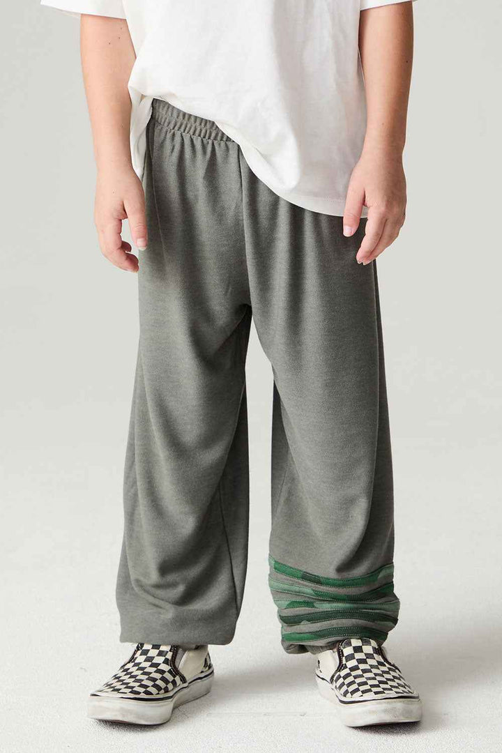 Chaser Kids Cool Camo Jax Lounge Pants in Safari