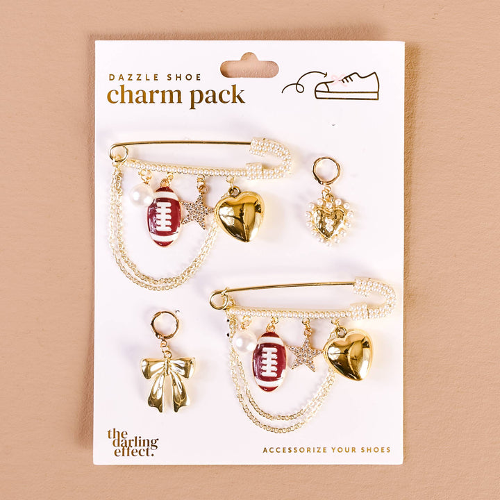 TDE Dazzle Shoe Charm Pack-Tailgate Time