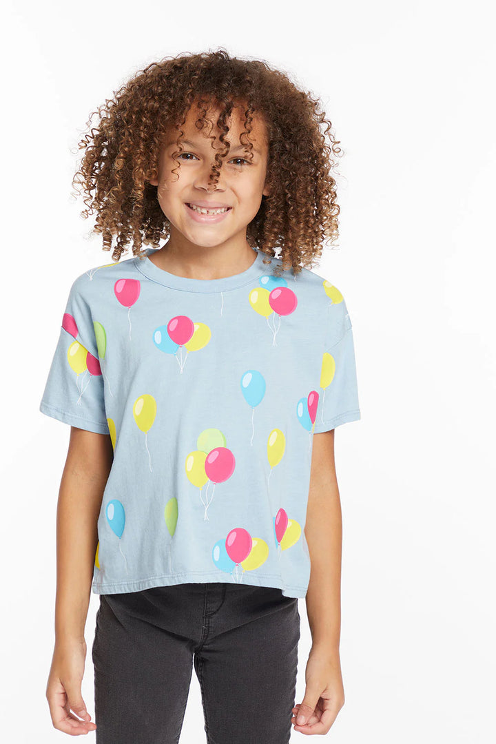 Blue Party Balloons Tee