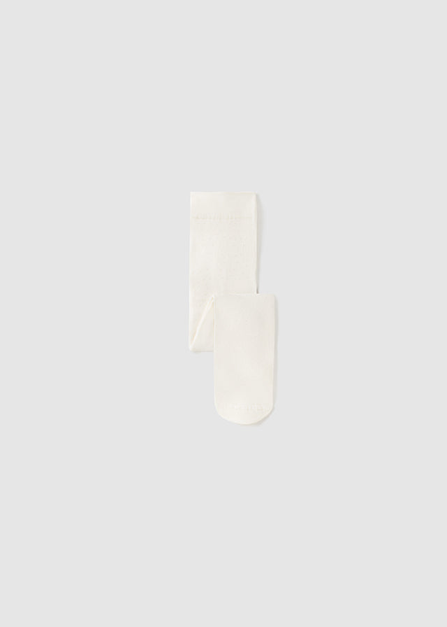 MAY Baby Ivory Dotted Panty Hose - Lula Boutique for Women and Children