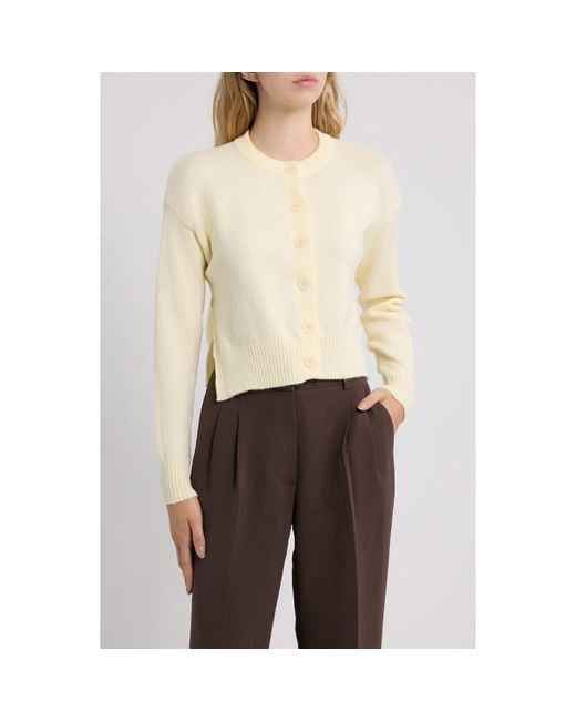 Deluc Teide Cardigan in Ecru