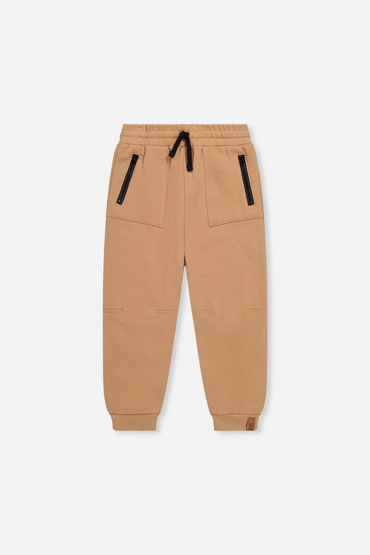 DPD Fleece Sweatpants with Pockets Tannin