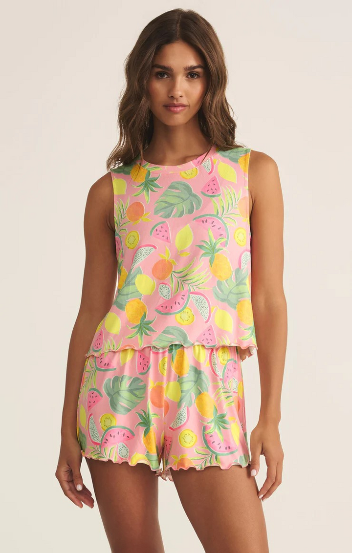 Le Fruit Silky Jersey Short — alternate view 2