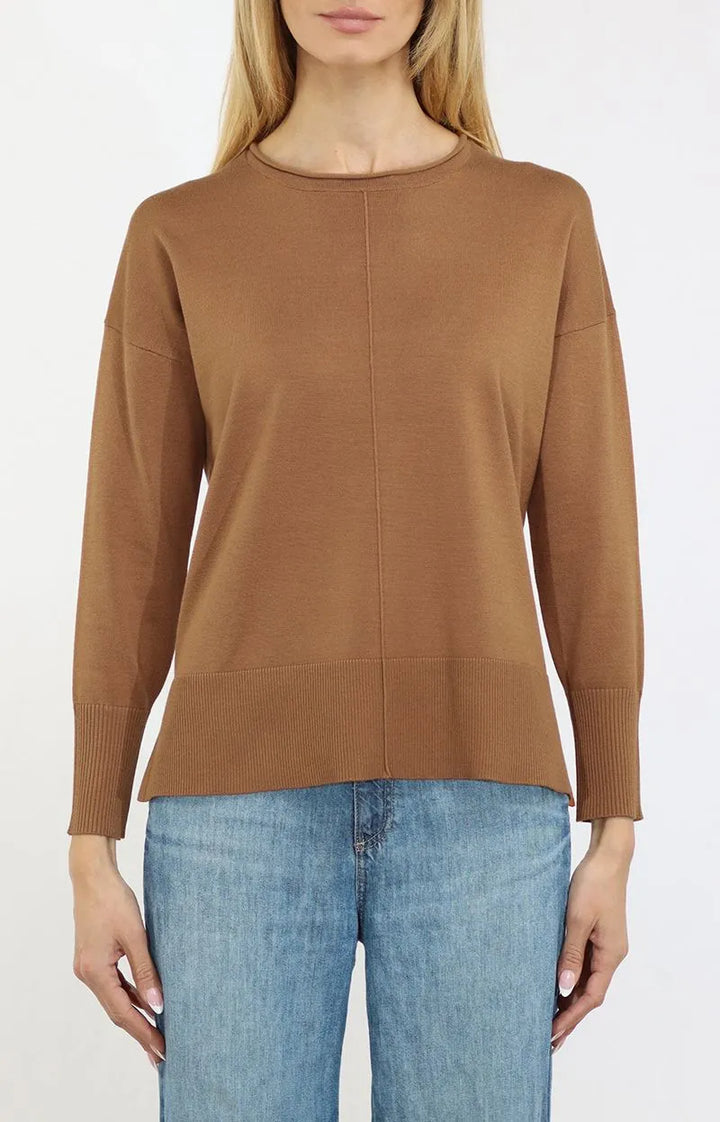 Metric Knit Sweater in Golden Oak