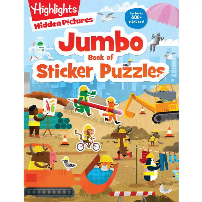 PRH Jumbo Book of Sticker Puzzles Activity Book