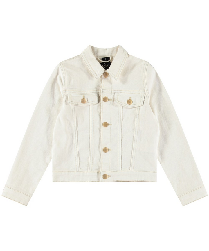 Heidi Crisp White Jean Jacket