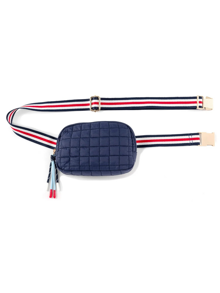 Ezra Belt Bag in Navy