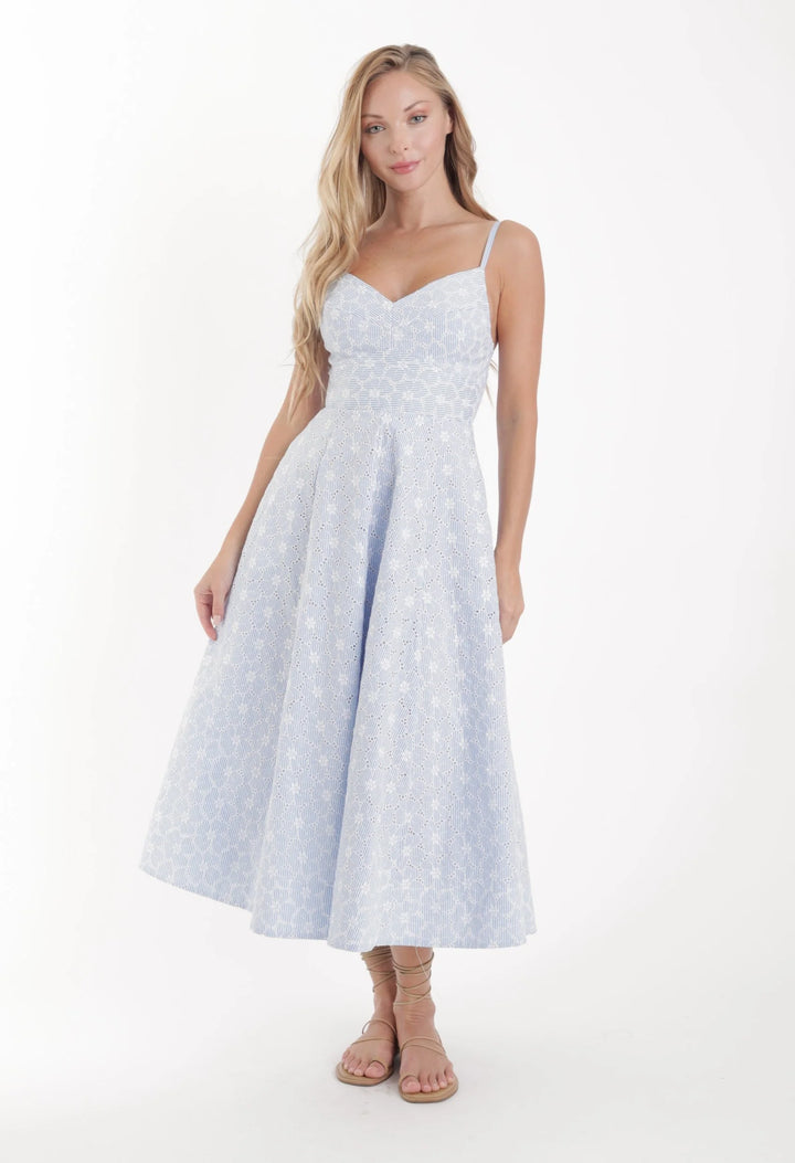 Auri Embroidered Dress