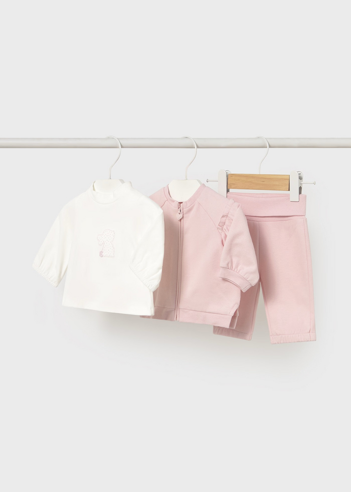 Pink 3PC Track Set with Bunny