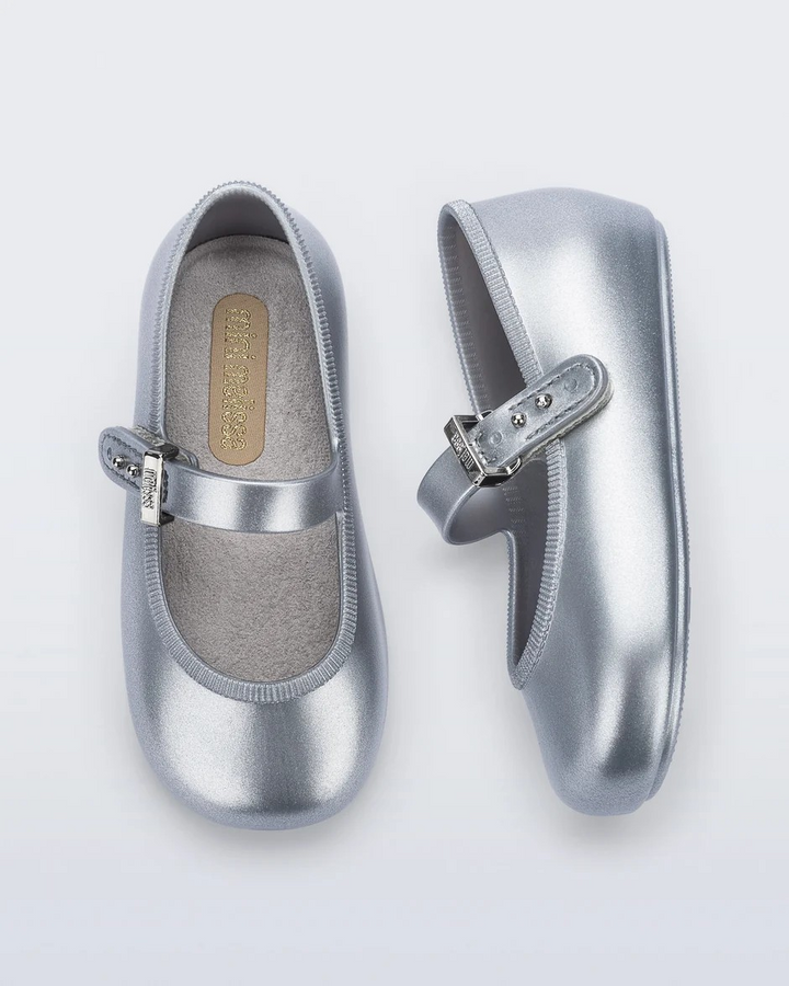 Soft Ballerina Shoe in Silver