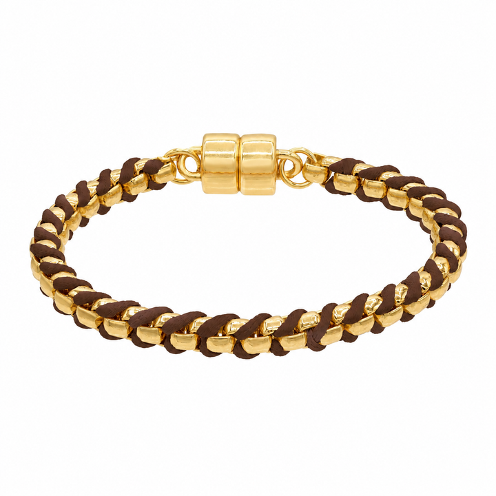 Marcia Moran Garnetta Bracelet in Brown