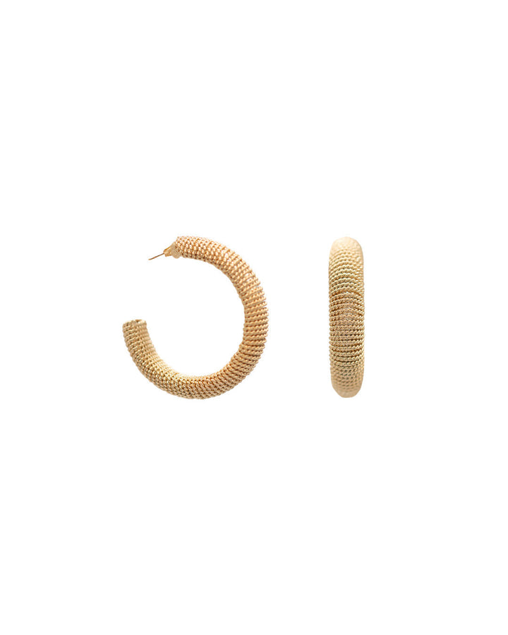 Marcia Moran Dida Wire Hoop in Gold