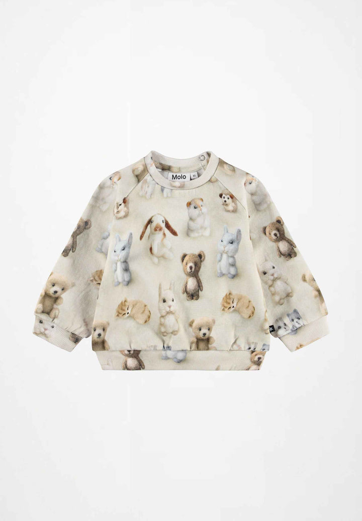 MOLO Disc Sweatshirt in Felted Friends