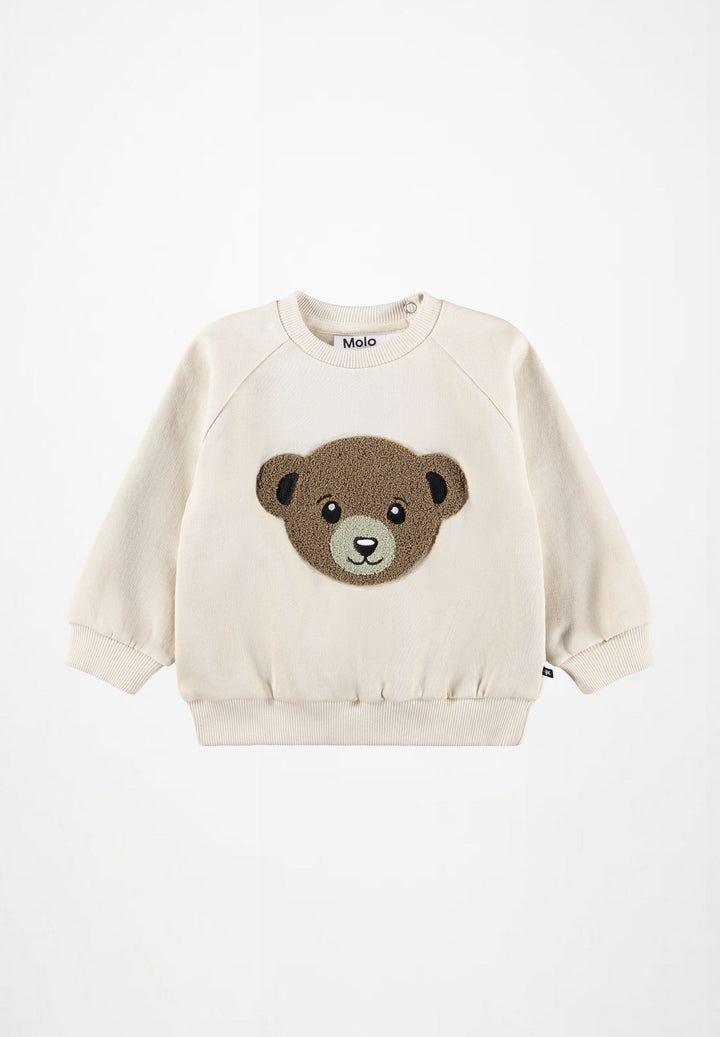 MOLO Disc Sweatshirt in White Noise, front view