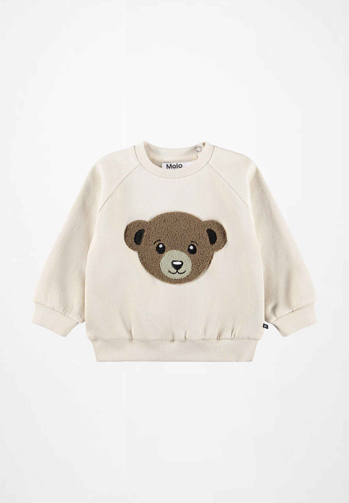 MOLO Disc Sweatshirt in White Noise