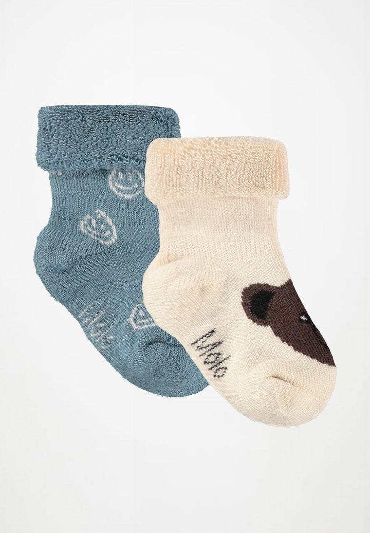 MOLO Nodda 2-Pack Socks in Twilight Blue, front view