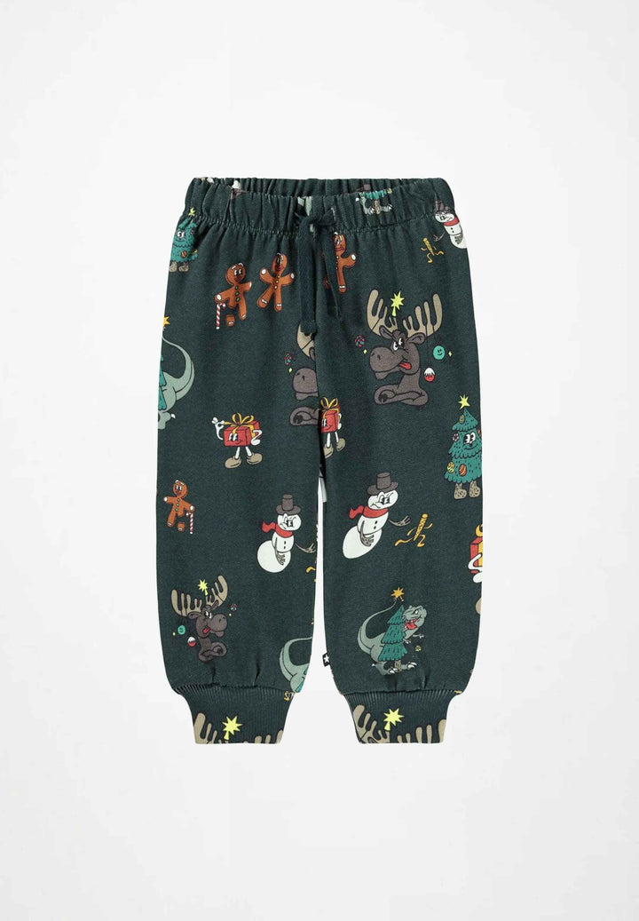 MOLO Simeon Pants in Cartoony Xmas