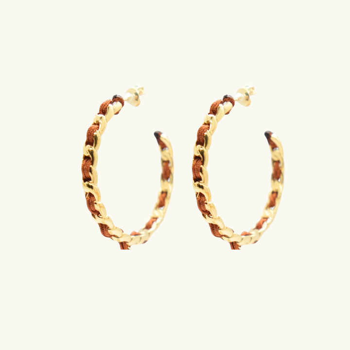 Monsens Couture Medium Earrings without Charms – Copper