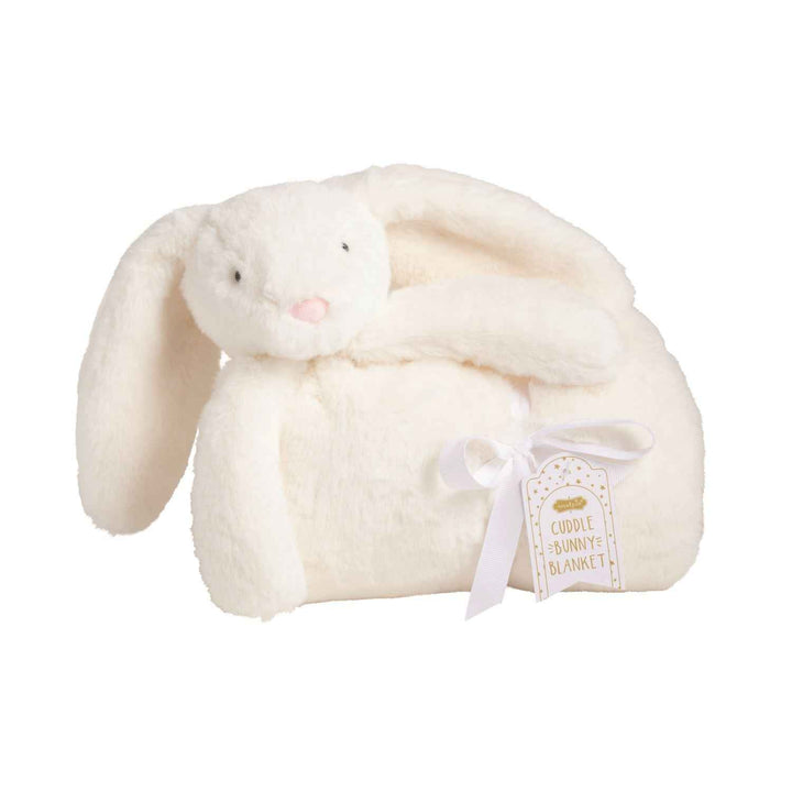 Mud Pie Ivory Cuddle Bunny Blanket