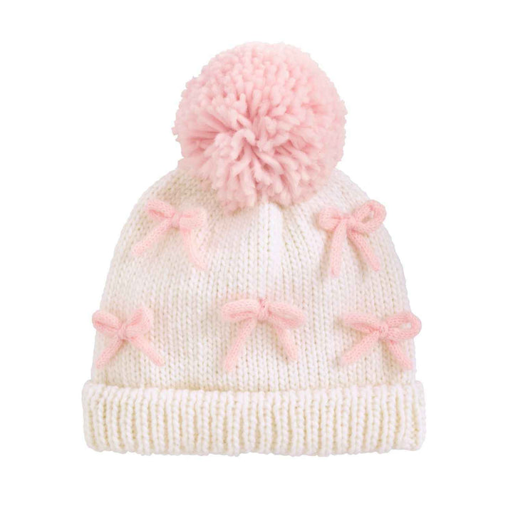 Mud Pie Bow Girl Chunky Knit Hat