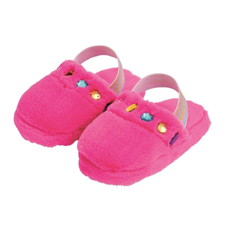Mud Pie Hot Pink Glitzy Slippers
