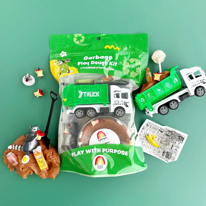 EGK Garbage Truck Kid Dough Play Kit