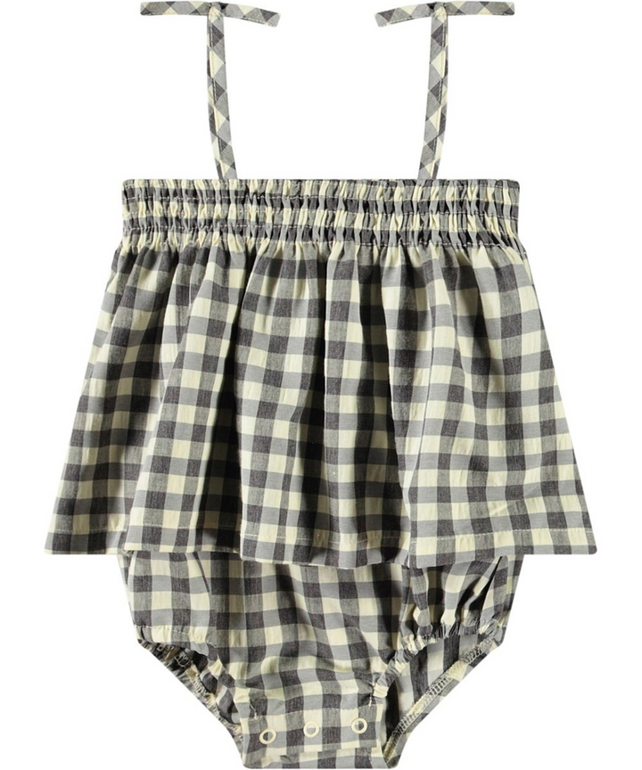 Flora Sun Check Dress