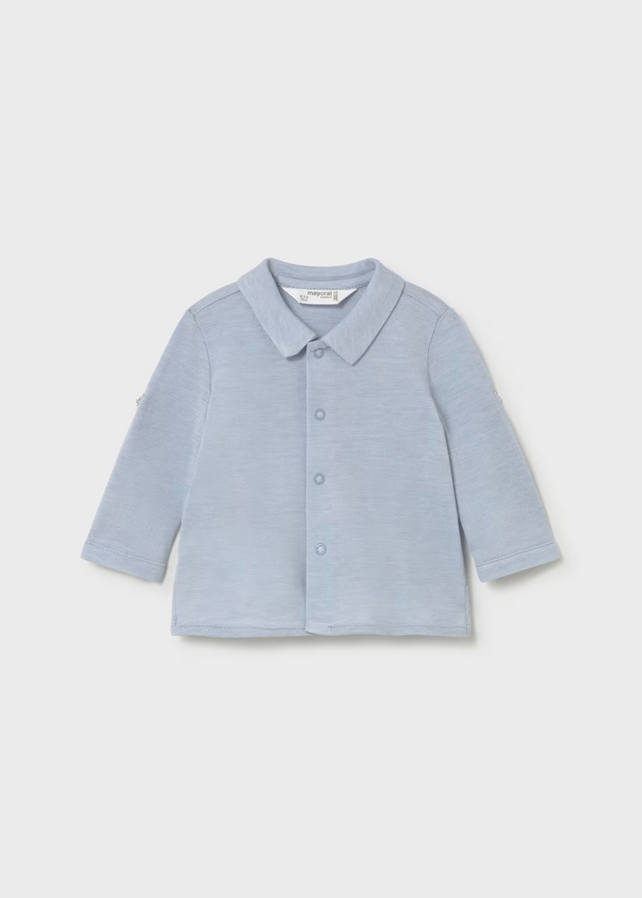 Long Sleeve Button Front Shirt 1103