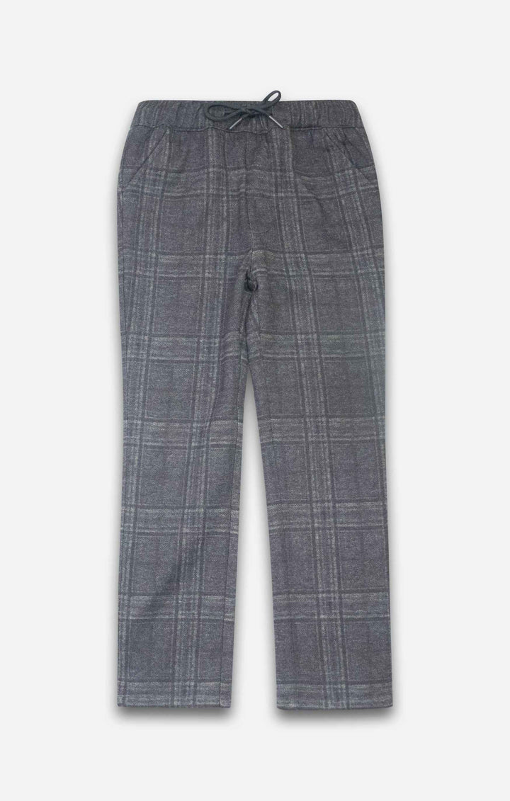 APP Everyday Stretch Pant in Slate Heather Plaid