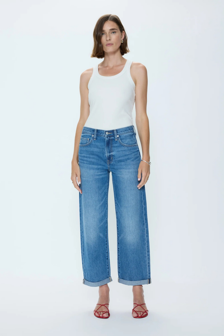 Donny Rolled Hem Boyfriend Jeans