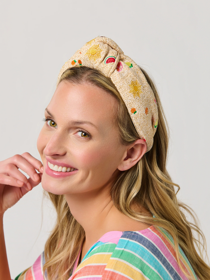 fruit knot headband womens