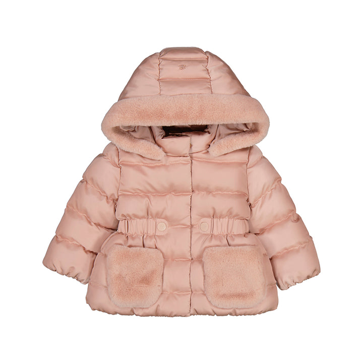 Petal Pink Satin Coat