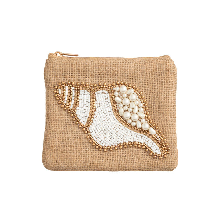 Natural Seashell Coastal Beaded Case
