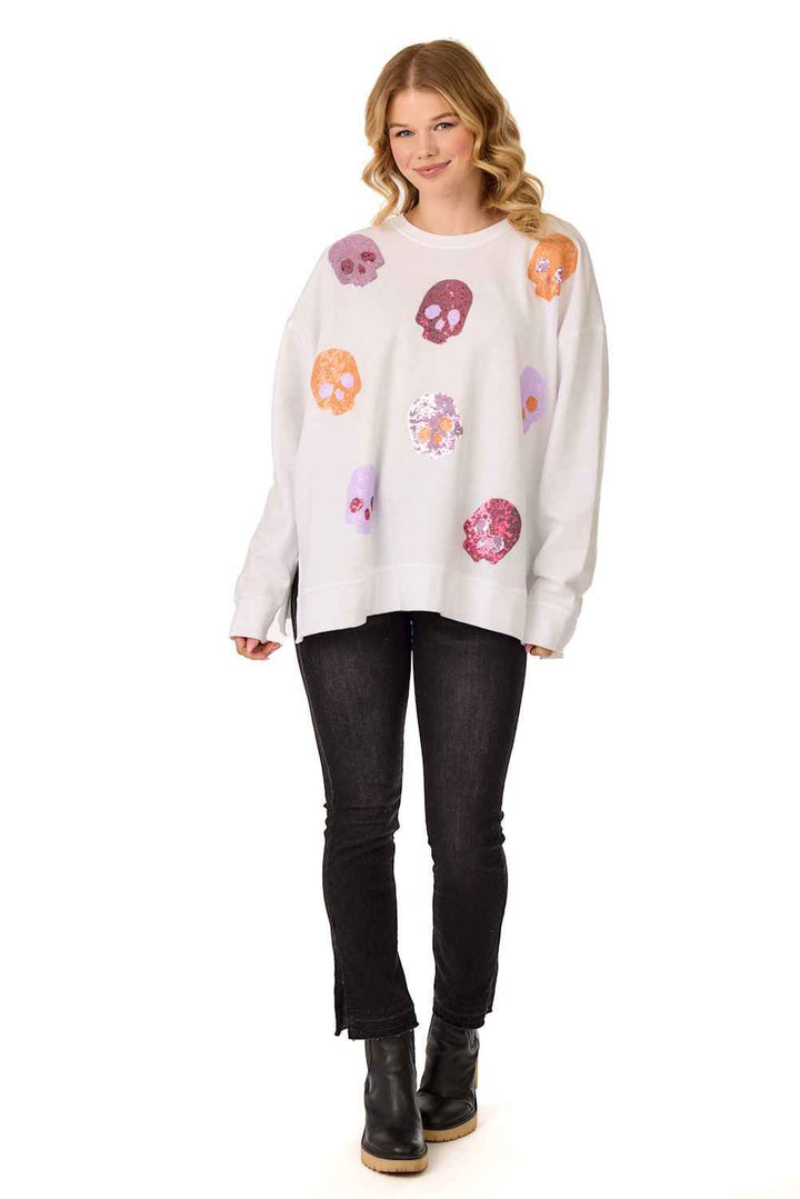 MUD Skeleton Sparkle Sweatshirt