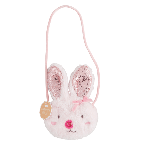Light Up Bunny Purse in Pink