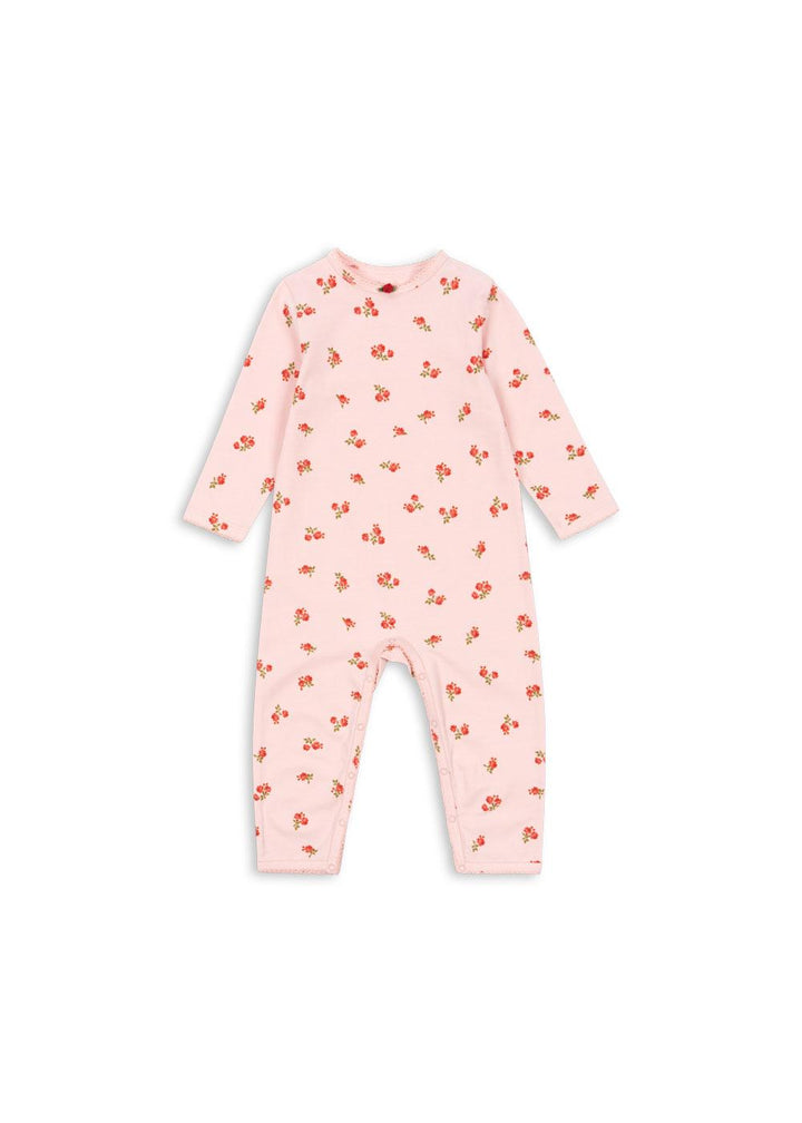 Floral Rosette Onsie in Pink