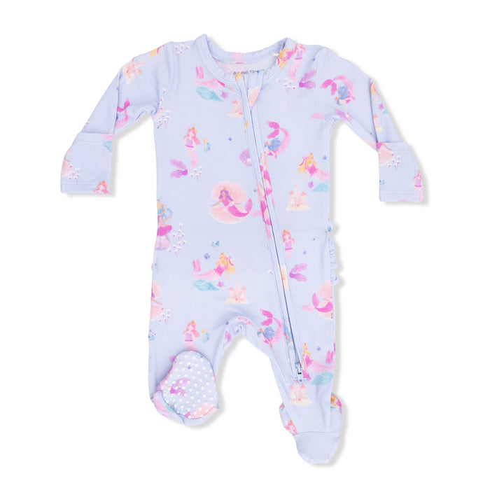 Mermaid Princess 2 Way Zip Footie