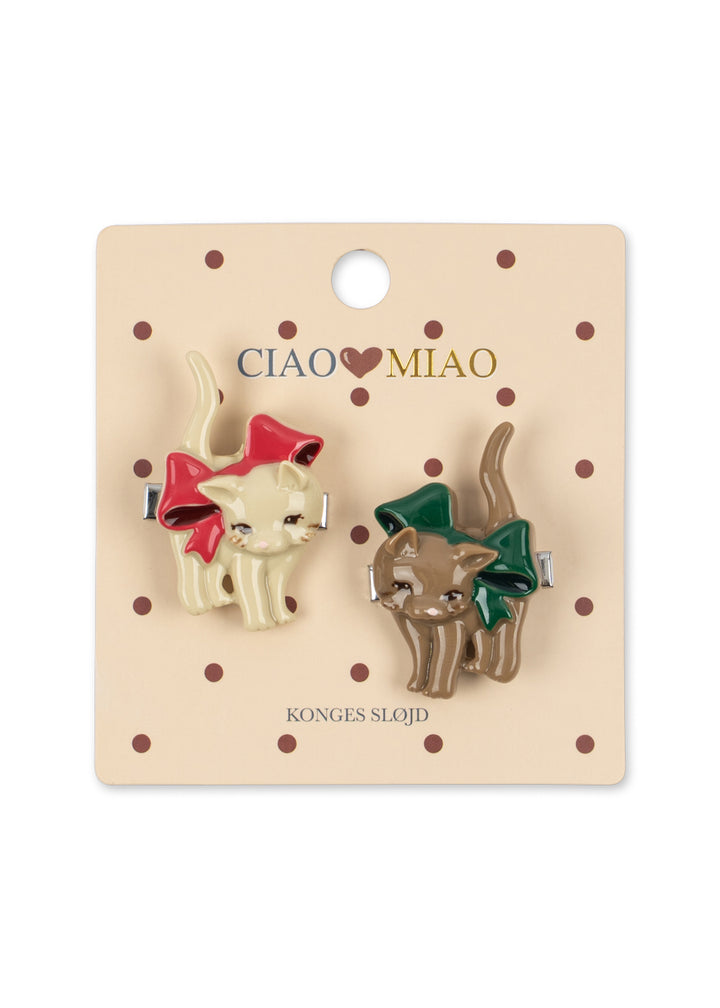Konges Kitty Hair Clips