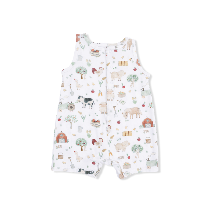 Cute Animal Farm Romper