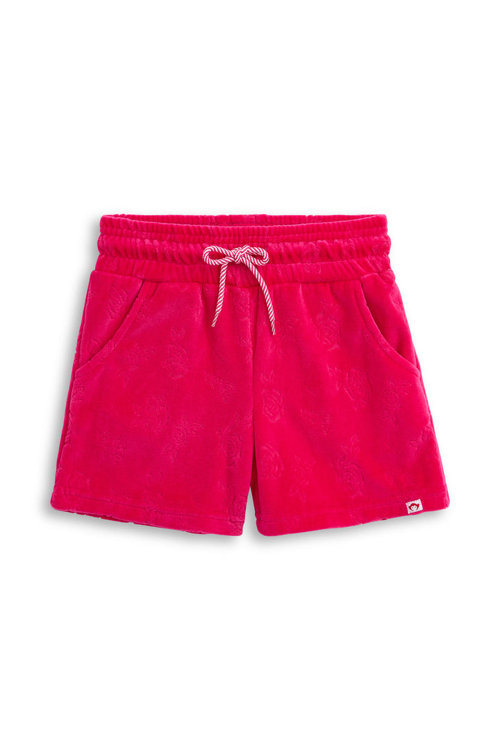 Rose Textured Pink Short
