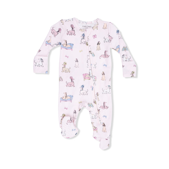 Fancy Hounds Dog 2 Way Zip Footie