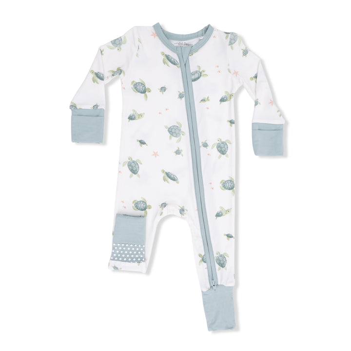 Sea Turtles Converter 2 Way Zip Romper