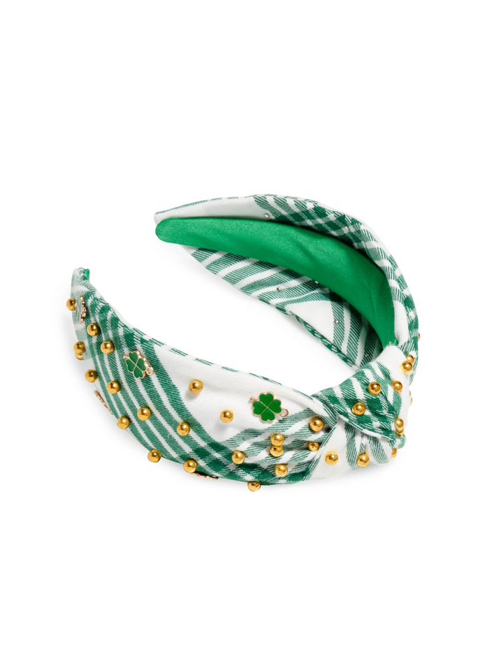 Plaid Lucky Charms Headband