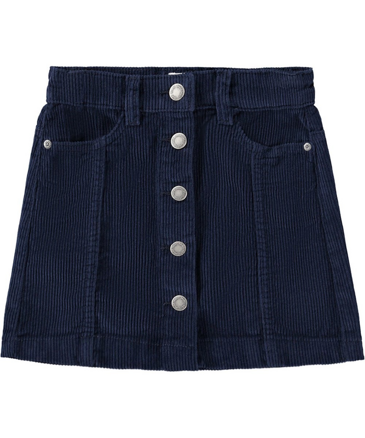 Bera Corduroy Skirt in Blue Galaxy