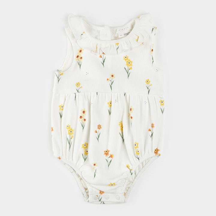 Daffodil Printed Ribbed Bubble