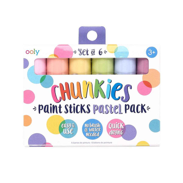 OOL Chunkies Paint Sticks: Pastel - Set of 6