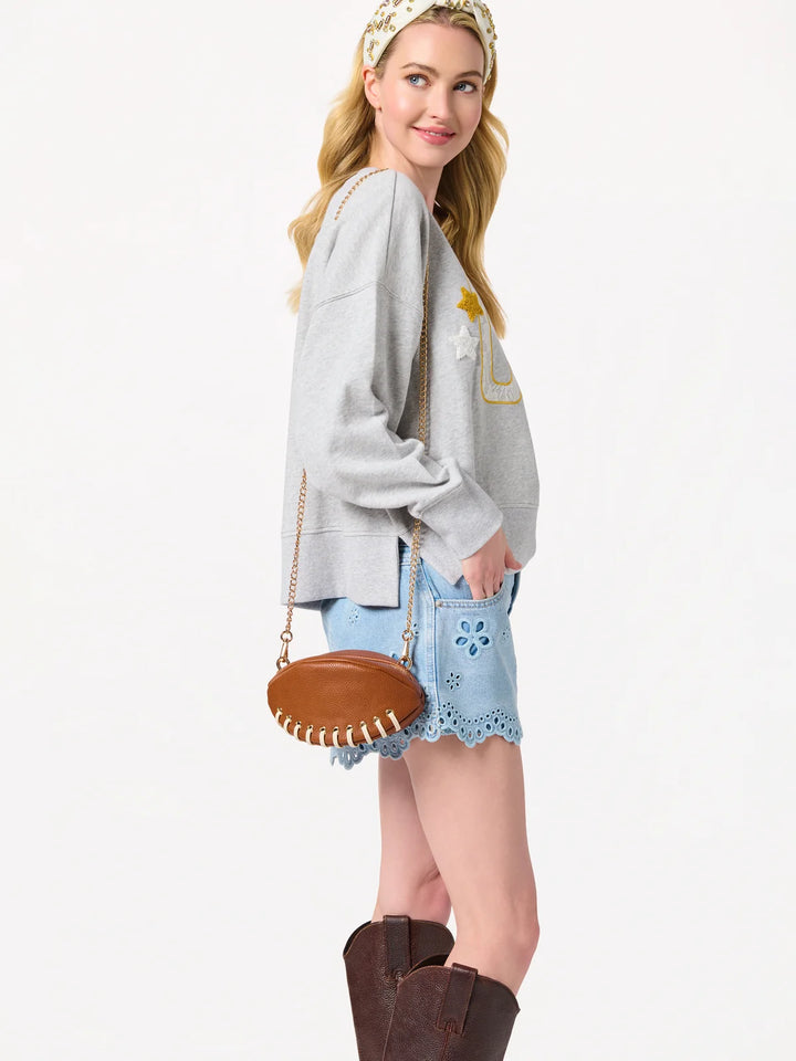 Football Cross-Body Purse