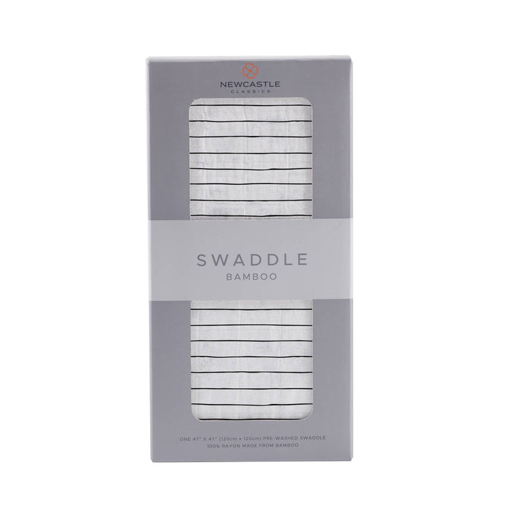 Pencil Stripe Swaddle Blanket